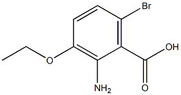 2-Amino-6-bromo-3-ethoxybenzoic acid Struktur