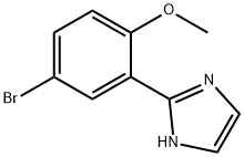 2-(5-Bromo-2-methoxyphenyl)imidazole Structure