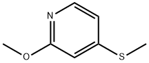 2-Methoxy-4-(methylsulfanyl)pyridine Struktur