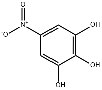 5-Nitrobenzene-1,2,3-triol Struktur