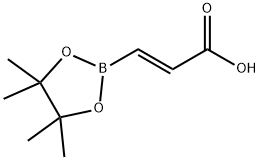 (E)-3-(4,4,5,5-tetramethyl-1,3,2-dioxaborolan-2-yl)acrylic acid Struktur