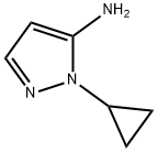1-cyclopropyl-1H-pyrazol-5-amine Struktur