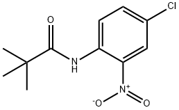 4'-CHLORO-2,2-DIMETHYL-2'-NITROPROPIONANILIDE 結(jié)構(gòu)式