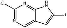 2-chloro-6-iodo-7H-pyrrolo[2,3-d]pyrimidine, 1638763-24-2, 結(jié)構(gòu)式