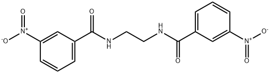 N,N'-ethane-1,2-diylbis(3-nitrobenzamide) Structure