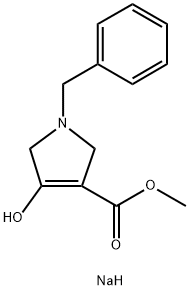 sodium 1-benzyl-4-(methoxycarbonyl)-2,5-dihydro-1h-pyrrol-3-olate Struktur
