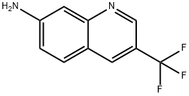 3-(trifluoromethyl)quinolin-7-amine Struktur
