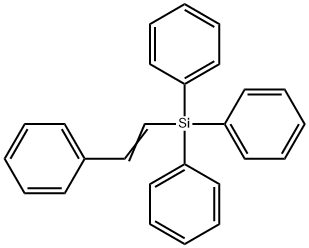 STYRYLTRIPHENYLSILANE Struktur