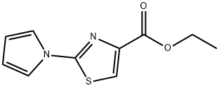 ethyl 2-(1H-pyrrol-1-yl)thiazole-4-carboxylate Struktur