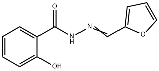 SALICYLIC (FURFURYLIDENE)HYDRAZIDE Struktur