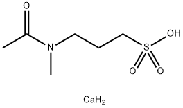 3-(Acetylmethylamino)-1-propanesulfonic Acid Calcium Salt Struktur