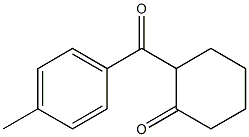 2-(4-methylbenzoyl)cyclohexanone Struktur