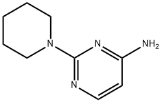 4-Pyrimidinamine, 2-(1-piperidinyl)- Struktur