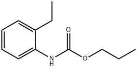 PROPYL N-(2-ETHYLPHENYL)CARBAMATE Struktur