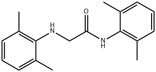 N-(2,6-dimethylphenyl)-2-((2,6-dimethylphenyl)amino)acetamide Struktur