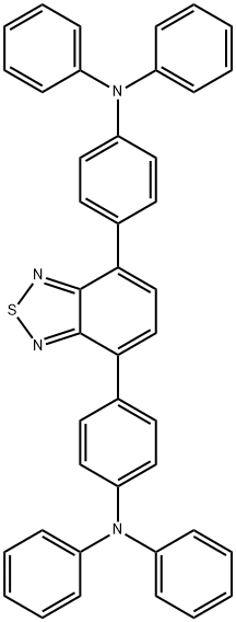 Benzenamine, 4,4'-(2,1,3-benzothiadiazole-4,7-diyl)bis[N,N-diphenyl Struktur