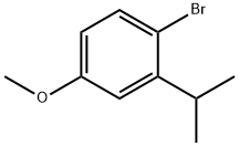 1-bromo-2-isopropyl-4-methoxybenzene Struktur