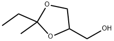1,3-Dioxolane-4-methanol, 2-ethyl-2-methyl-
 Struktur