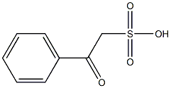2-oxo-2-phenylethanesulfonic acid Struktur