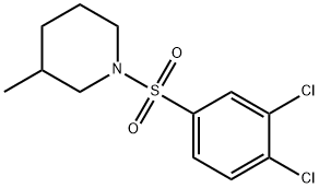 1-[(3,4-dichlorophenyl)sulfonyl]-3-methylpiperidine Struktur