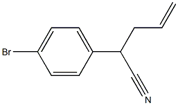 2-(4-bromophenyl)pent-4-enenitrile Struktur