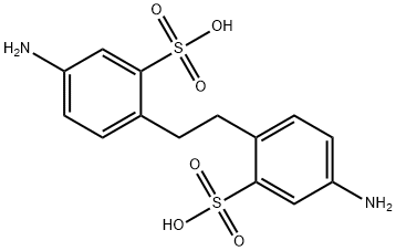 5-amino-2-[2-(4-amino-2-sulfophenyl)ethyl]benzenesulfonic acid Struktur