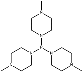 Tris(N-methylpiperazino)phosphine Struktur