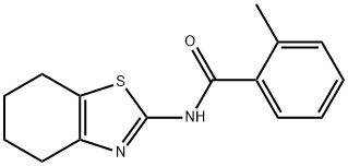 2-methyl-N-(4,5,6,7-tetrahydro-1,3-benzothiazol-2-yl)benzamide Struktur