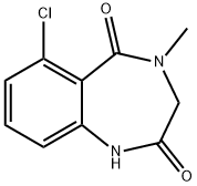 6-chloro-4-methyl-3,4-dihydro-1H-benzo[e][1,4]diazepine-2,5-dione(WXG00073) Struktur