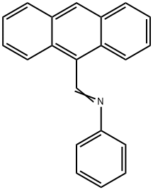 9-(PHENYLIMINOMETHYL)ANTHRACENE Struktur