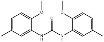 1,3-BIS(2-METHOXY-5-METHYLPHENYL)UREA Struktur