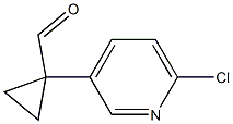 1-(6-CHLORO-3-PYRIDINYL)-CYCLOPROPANECARBOXALDEHYDE Struktur