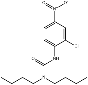 3-(2-CHLORO-4-NITROPHENYL)-1,1-DIBUTYLUREA Struktur