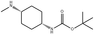 carbamic acid, [cis-4-(methylamino)cyclohexyl]-, 1,1-dimethylethyl ester (9ci) Structure