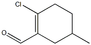 2-chloro-5-methylcyclohex-1-enecarbaldehyde Struktur