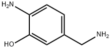 2-Amino-5-aminomethyl-phenol Structure