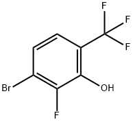 3-Bromo-2-fluoro-6-(trifluoromethyl)phenol Struktur
