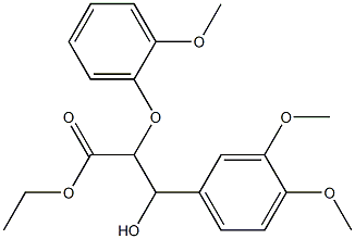 Ethyl 3-(3,4-dimethoxyphenyl)-3-hydroxy-2-(2-methoxyphenoxy)propanoate