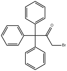 3-BROMO-1,1,1-TRIPHENYLACETONE Structure