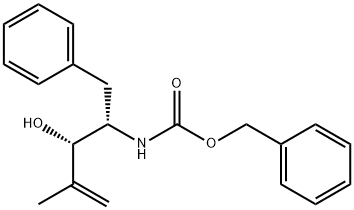 benzyl ((2S,3S)-3-hydroxy-4-methyl-1-phenylpent-4-en-2-yl)carbamate Structure