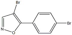 4-Bromo-5-(4-bromophenyl)isoxazole Struktur