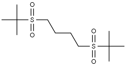 1,4-BIS(TERT-BUTYLSULFONYL)BUTANE Struktur