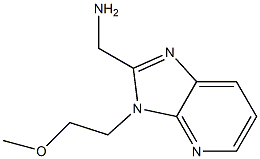 (3-(2-methoxyethyl)-3H-imidazo[4,5-b]pyridin-2-yl)methanamine, , 結(jié)構(gòu)式