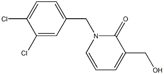 1-(3,4-dichlorobenzyl)-3-(hydroxymethyl)pyridin-2(1H)-one Structure