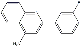 2-(3-fluorophenyl)quinolin-4-amine Struktur