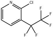 2-Chloro-3-(pentafluoroethyl)pyridine Struktur