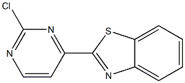 2-(2-chloropyrimidin-4-yl)benzo[d]thiazole Structure