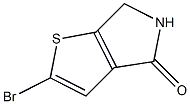 2-bromo-5,6-dihydro-4H-thieno[2,3-c]pyrrol-4-one Struktur