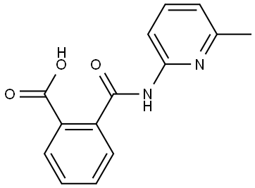 N-(6-METHYL-2-PYRIDYL)PHTHALAMIC ACID Struktur