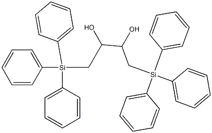 1,4-BIS(TRIPHENYLSILYL)-2,3-BUTANEDIOL Struktur